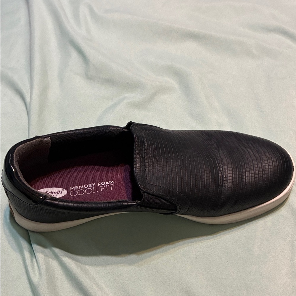 Dr. Scholl's Women’s Black Textured Loafers